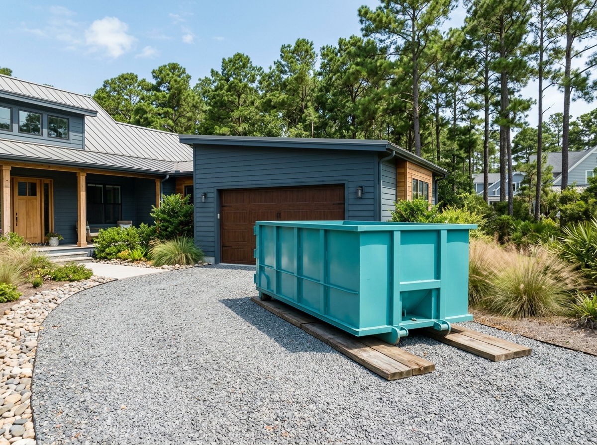 15 Yard Roll-Off Container roll off dumpster rental in Mobile AL